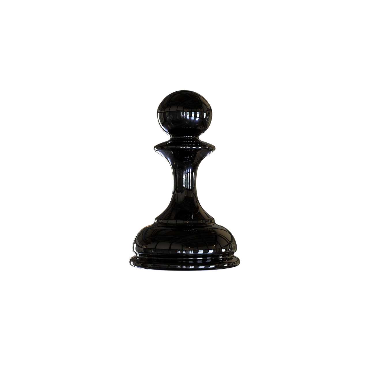 chess  the figure of the pawn is black  checkerboard free photo