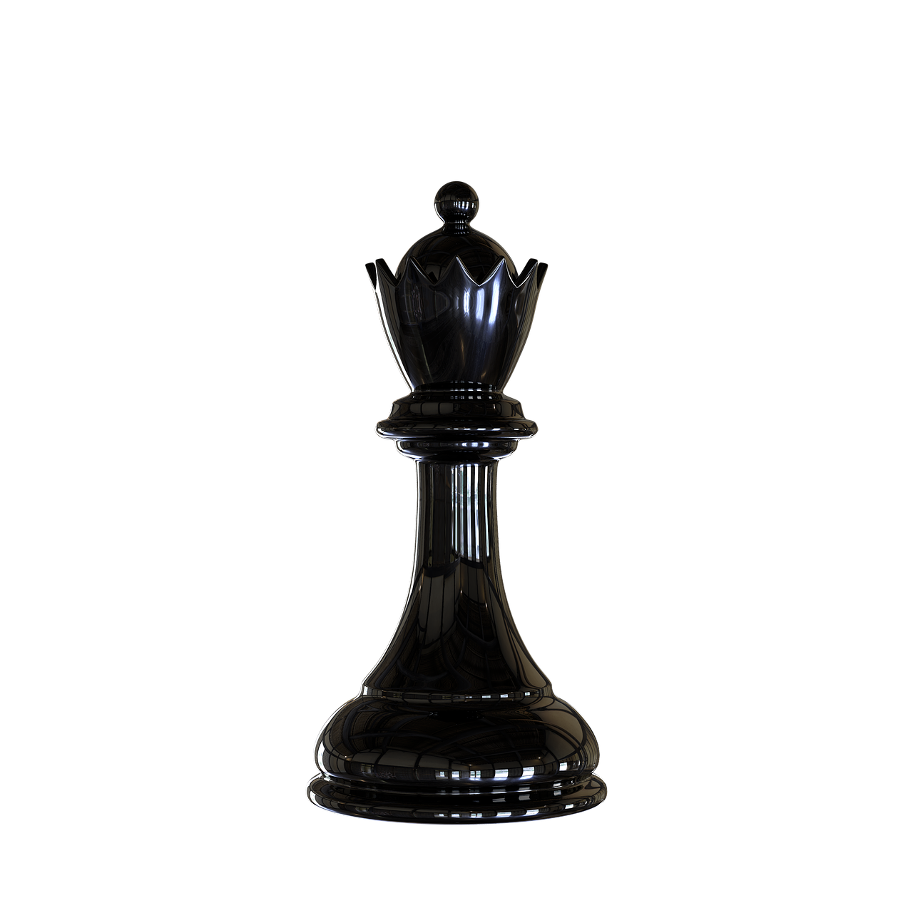 chess  the figure of the queen black  checkerboard free photo