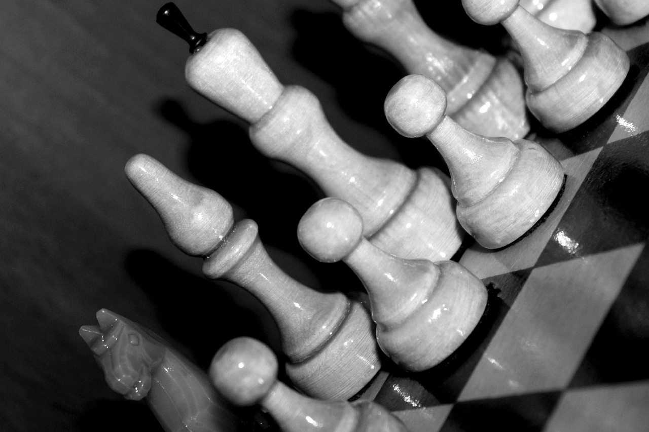 chess  figures  board free photo