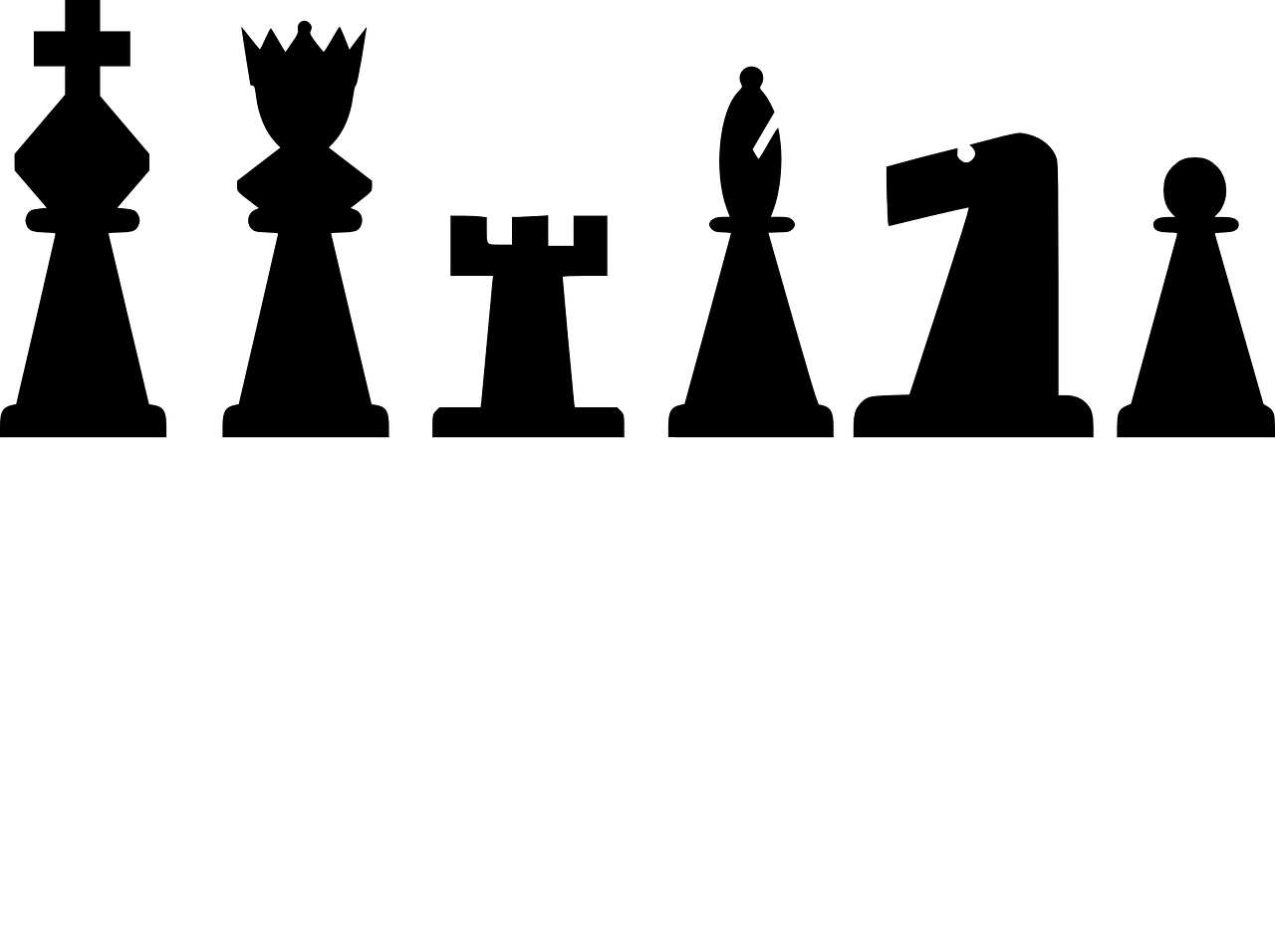 chess meeples black free photo
