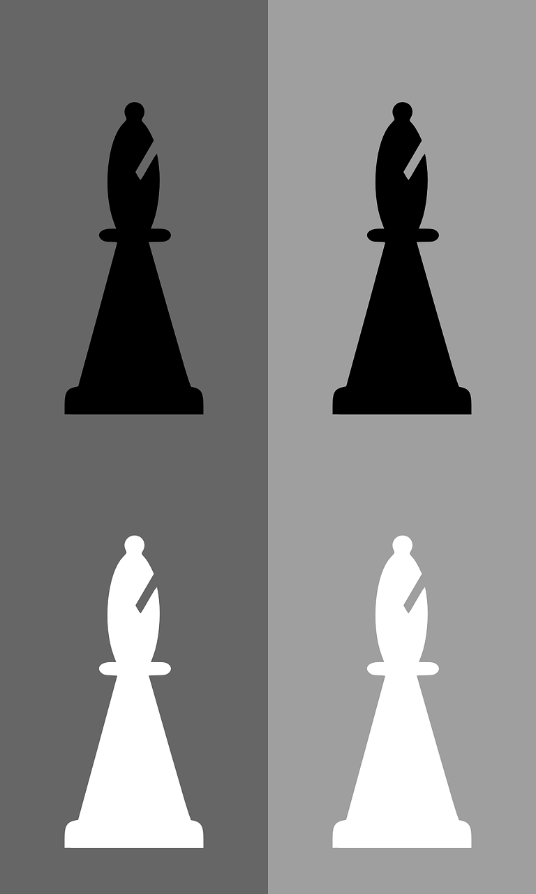 chess bishop black free photo