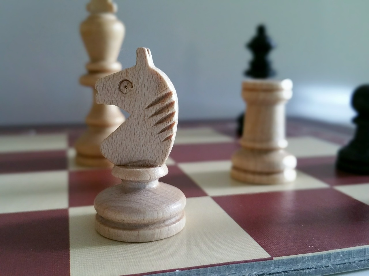 chess wooden figures game characters free photo