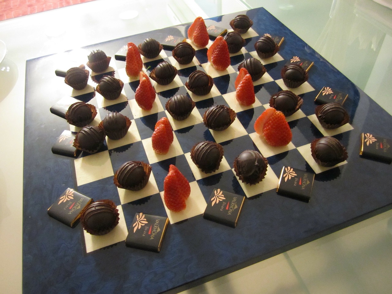 chess board chocolate gourmet free photo