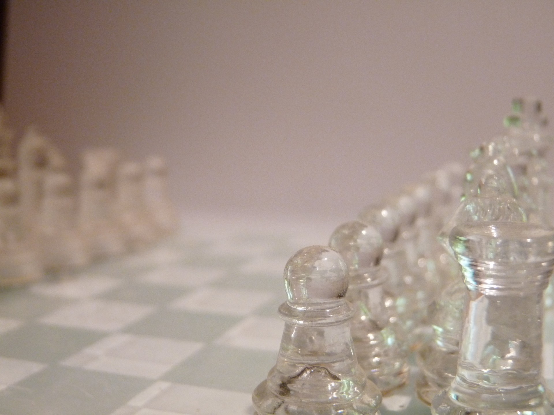 chess pieces glass free photo