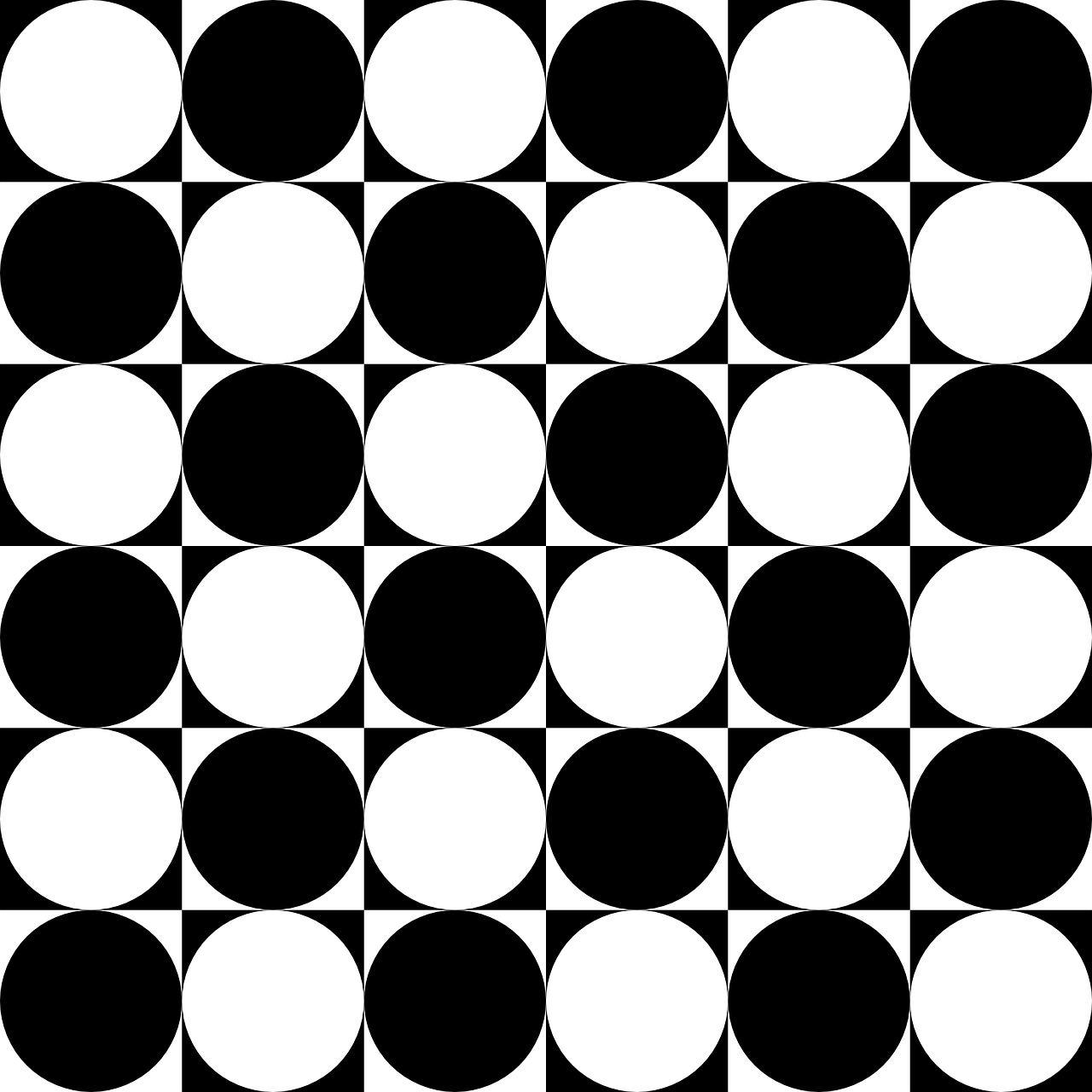 chessboard circles inside free photo