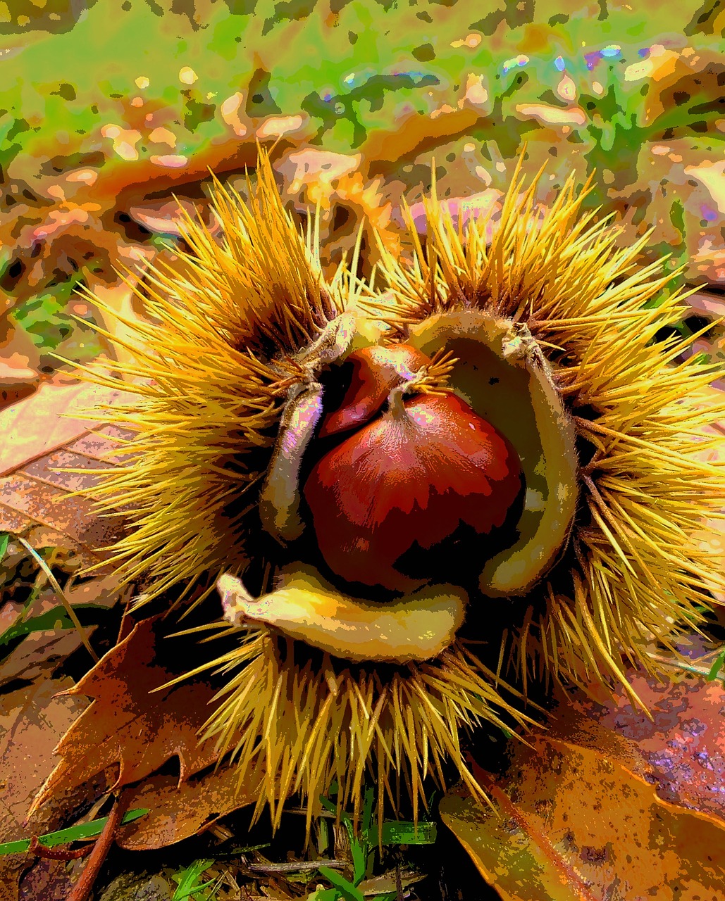 chestnut autumn color free photo