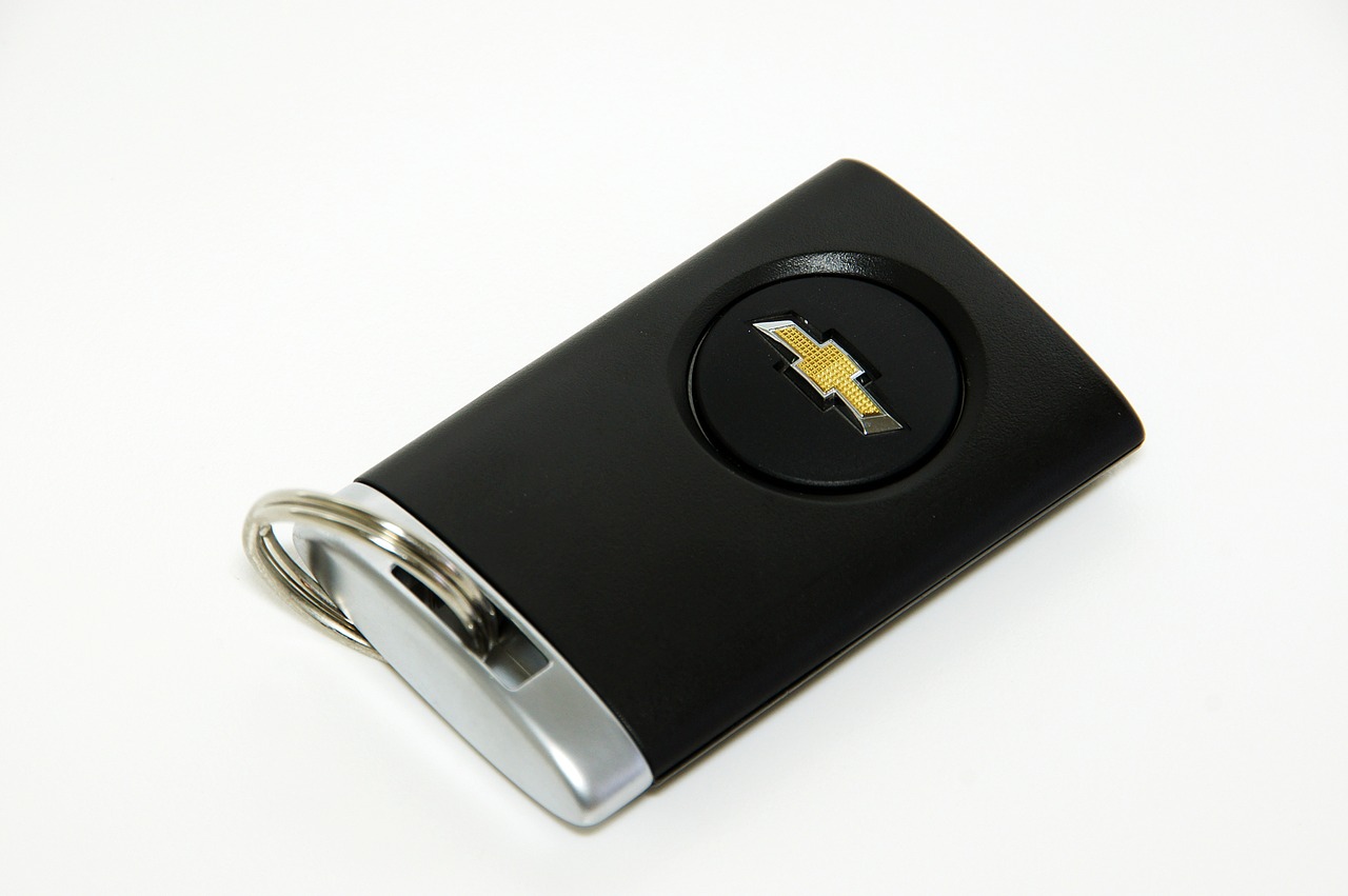 chevrolet smart key car keys free photo