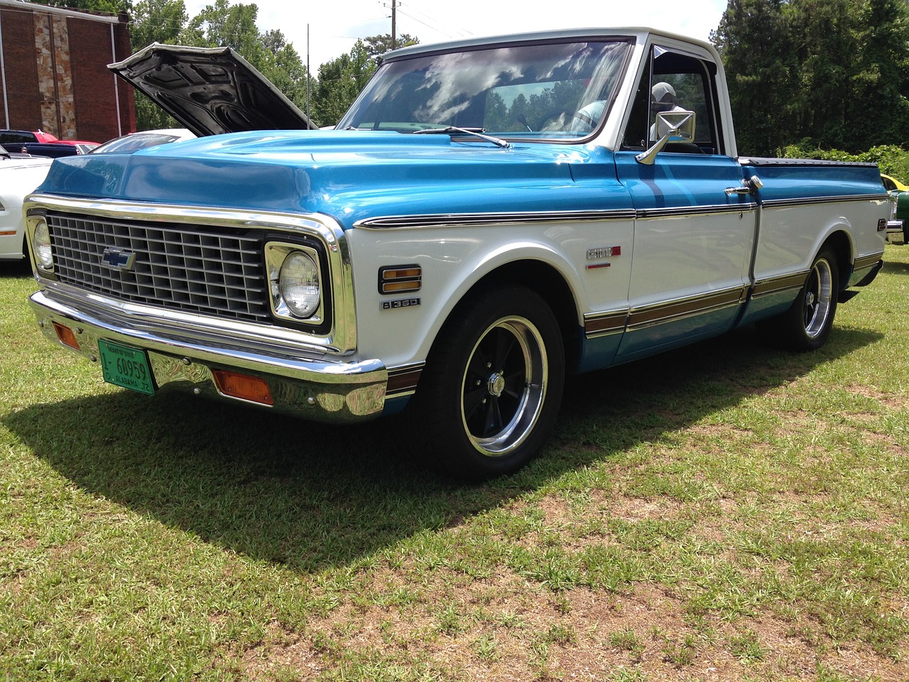 chevy pickup truck chevrolet free photo