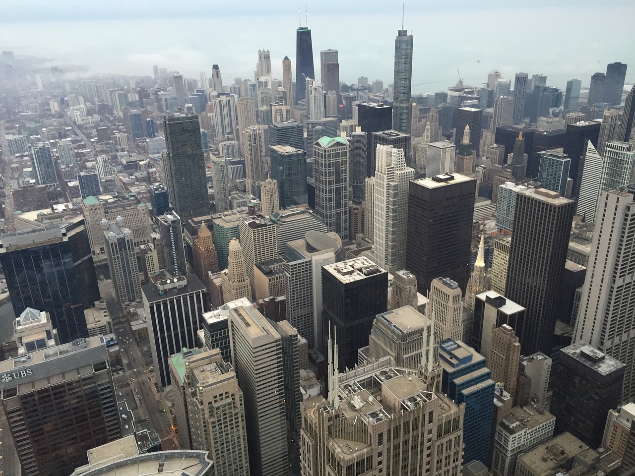 chicago city skyline free photo
