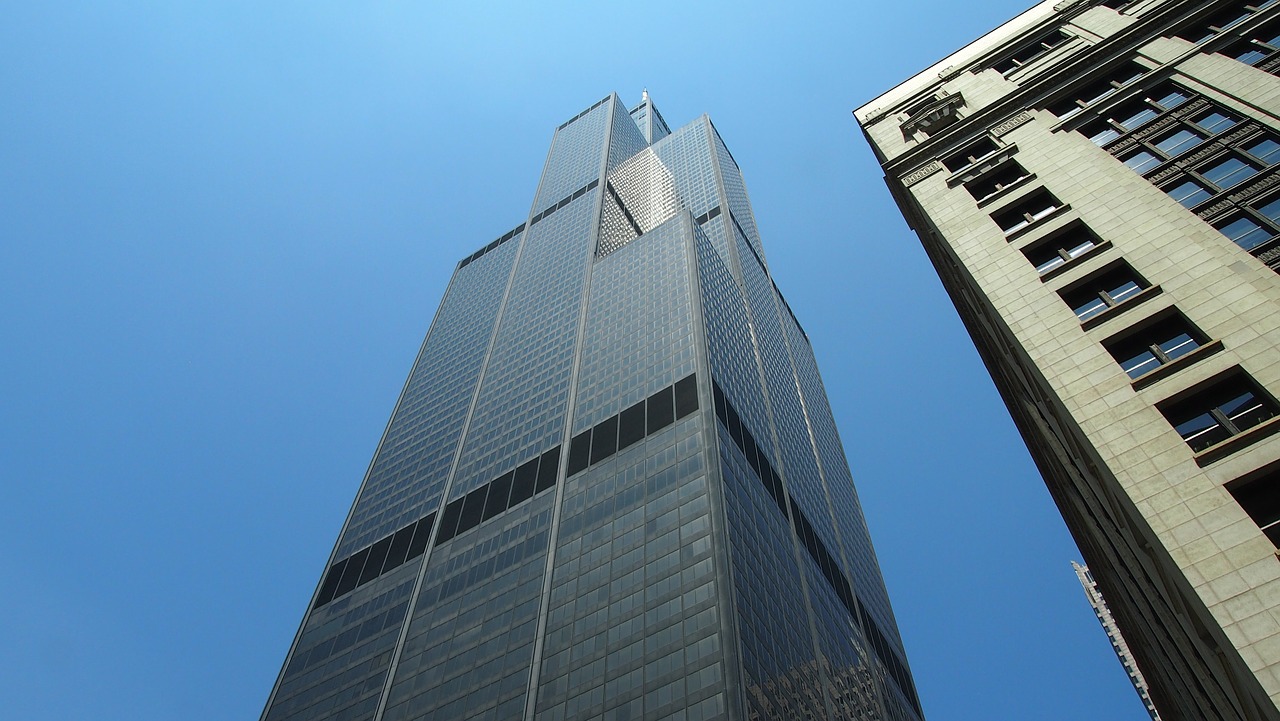 chicago skyscraper america free photo