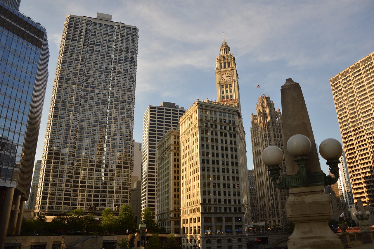 chicago buildings united states free photo