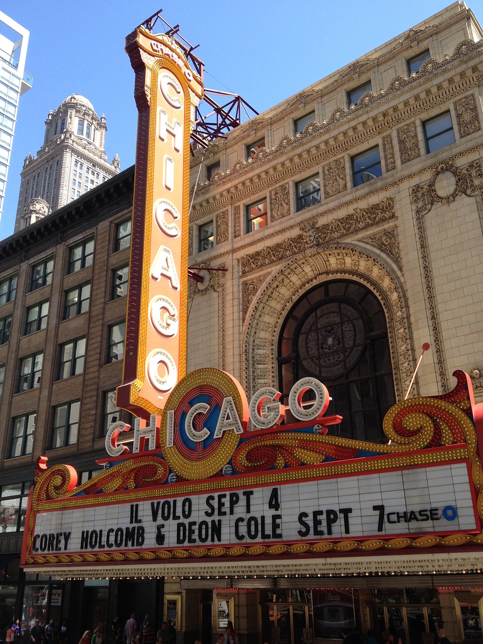 chicago theater vintage free photo