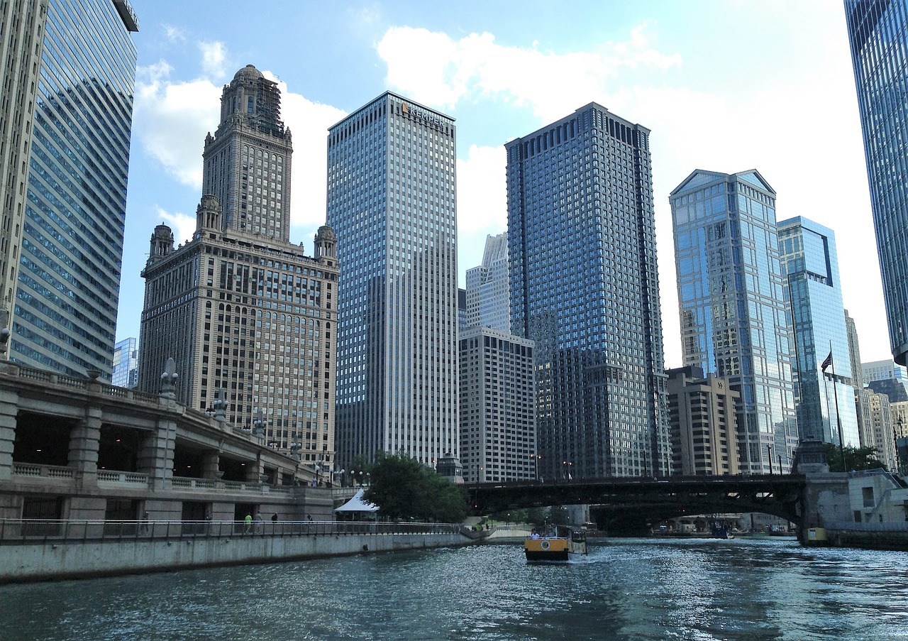 chicago il chicago river free photo