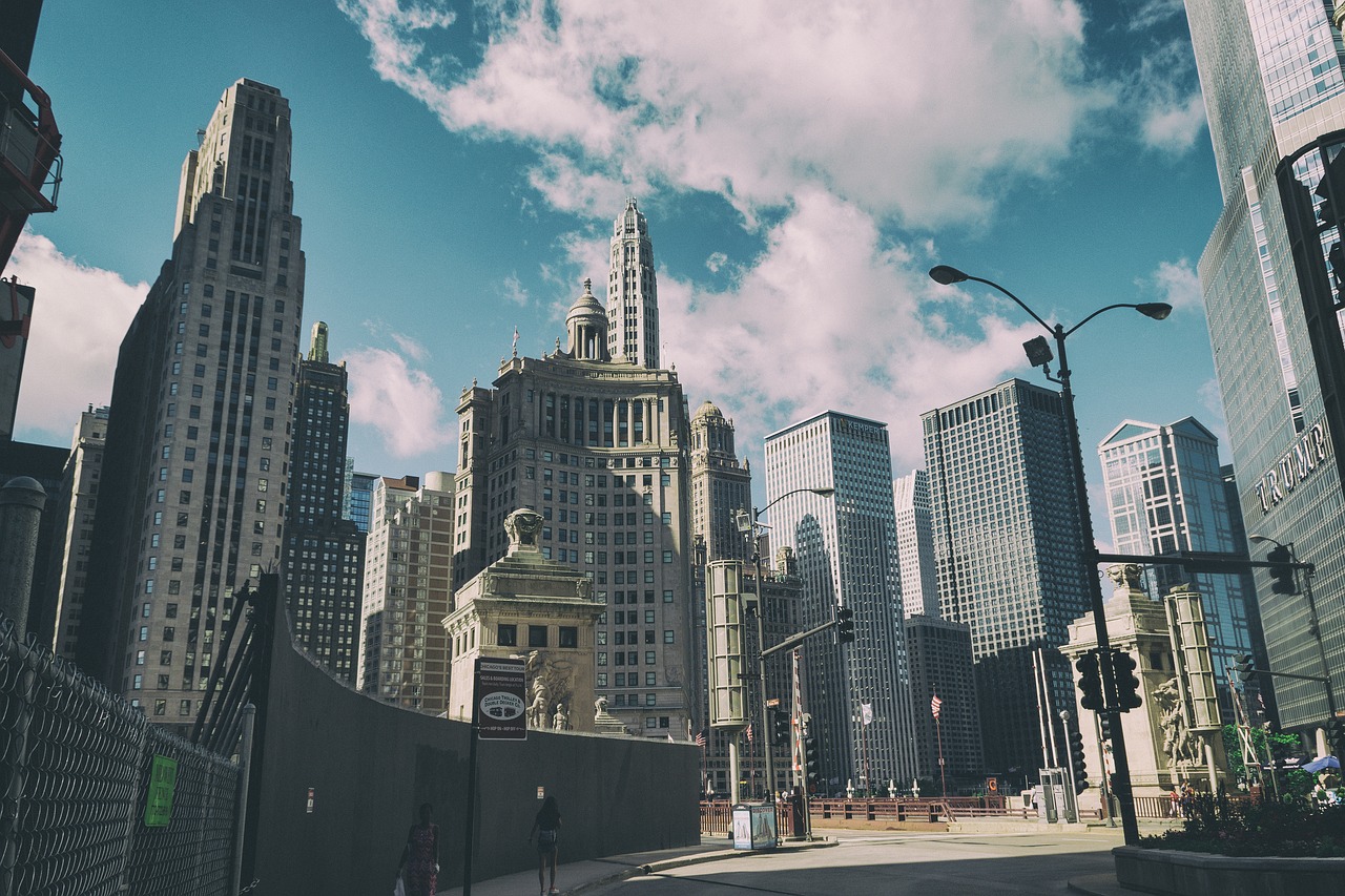 chicago usa skyscrapers free photo