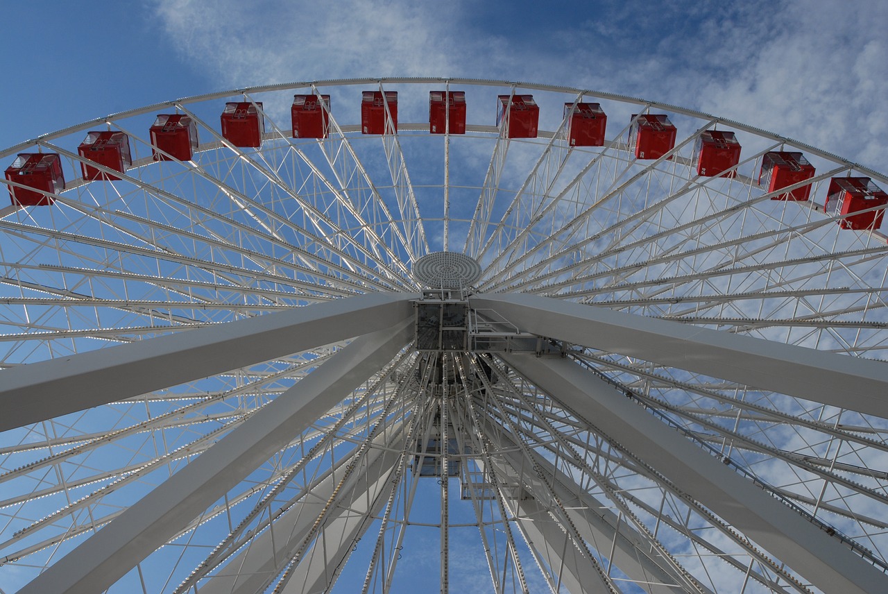 chicago ferris wheel ferris free photo