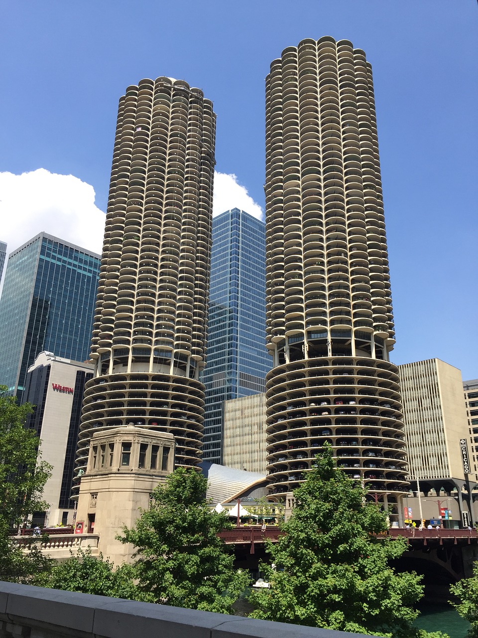 chicago building urban free photo