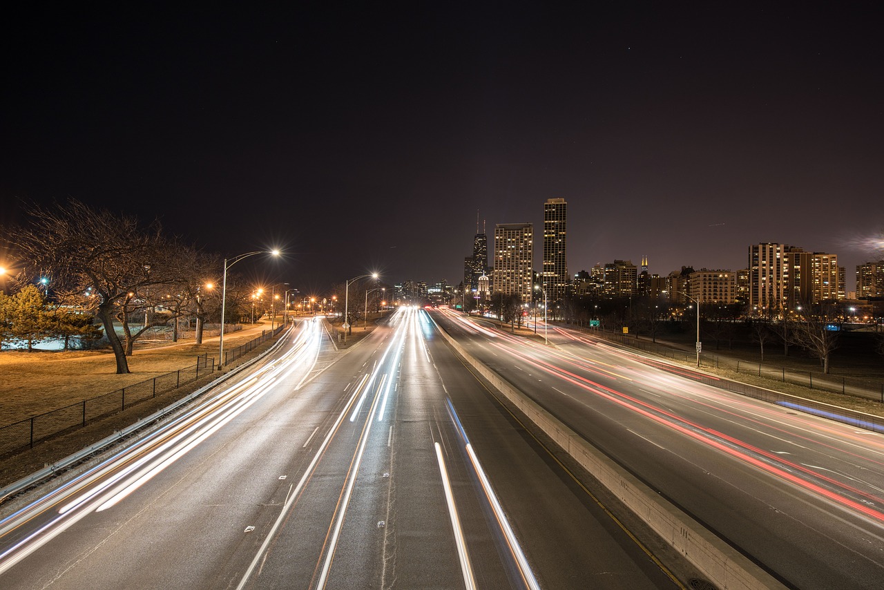 chicago city lakeshore drive free photo