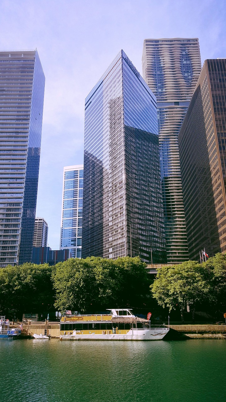 chicago  illinois  river free photo