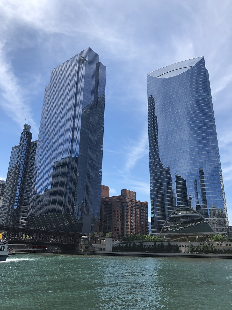 chicago  architecture  river free photo