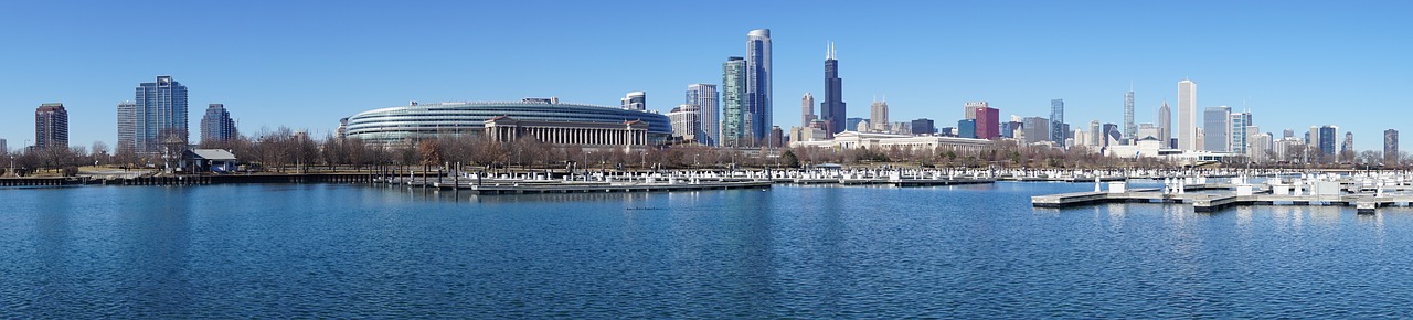 chicago  skyline  architecture free photo