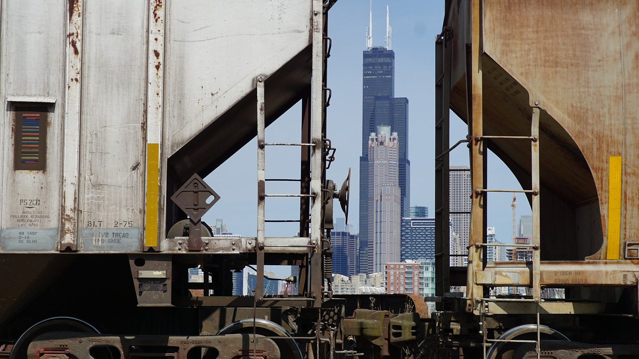 chicago  skyline  cityscape free photo