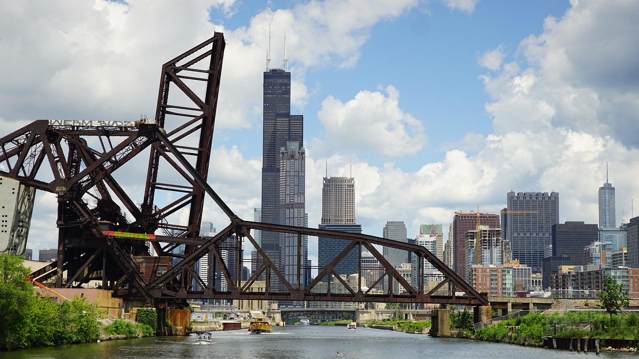 chicago  cityscape  architecture free photo