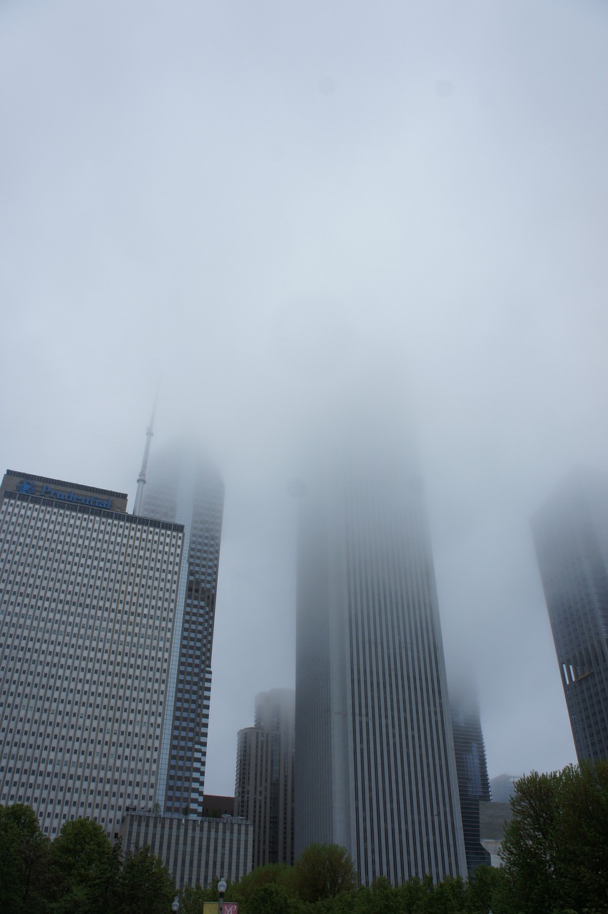 chicago fog city free photo