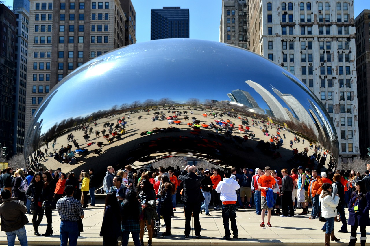 chicago bean bean arts free photo