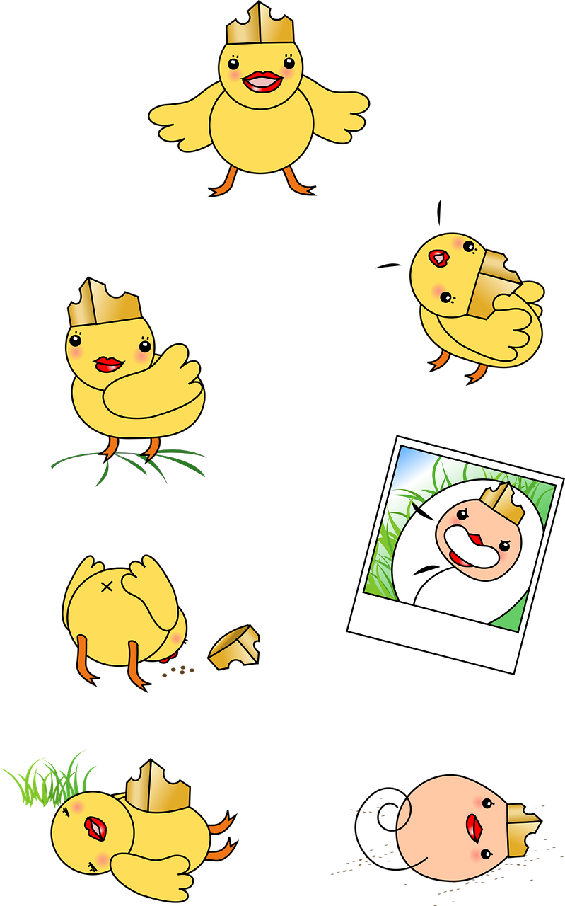 characters chick cute free photo