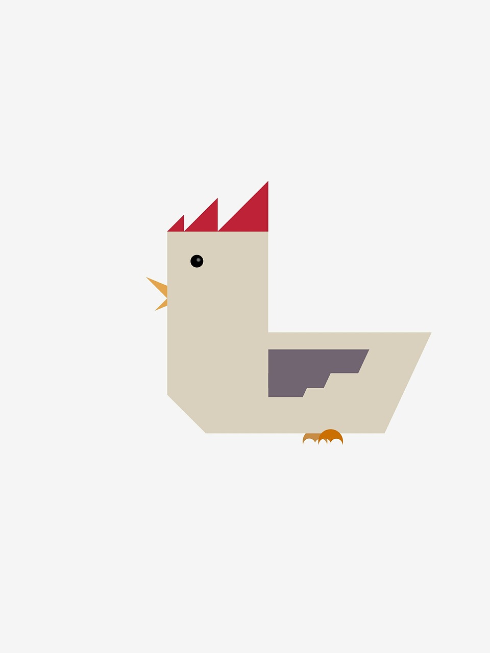 chicken cartoon hammer free photo