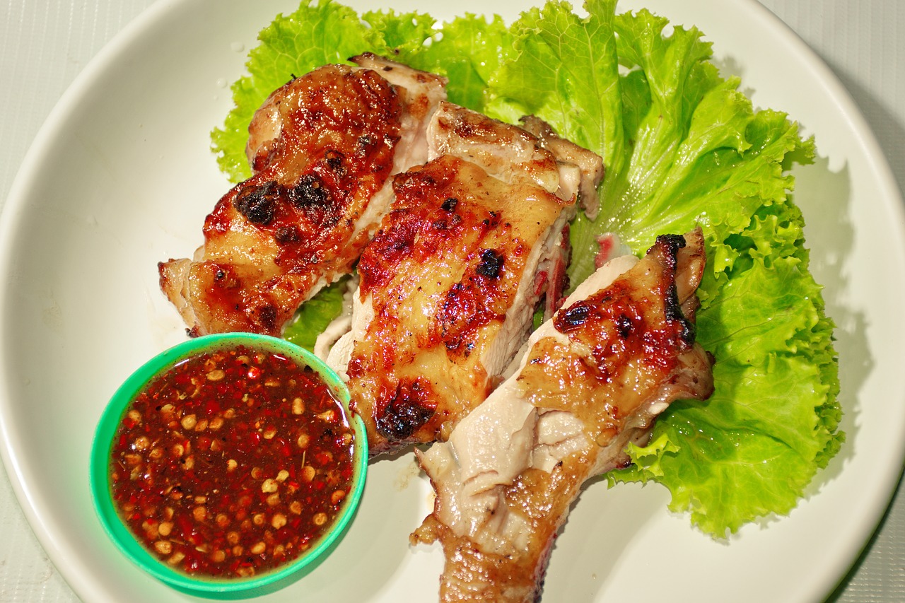 chicken grilled food free photo