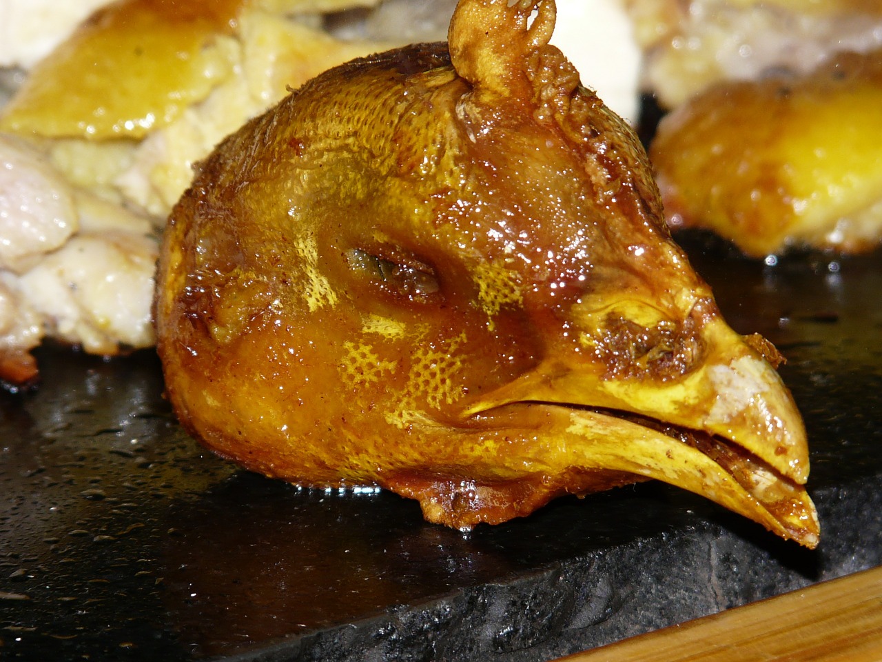 chicken head food free photo