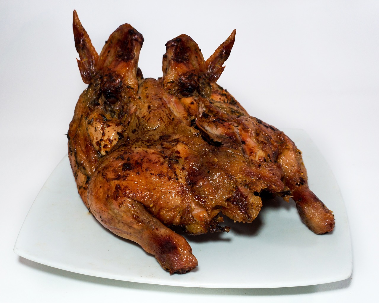 chicken in breaststroke  venezuelan food  dish free photo