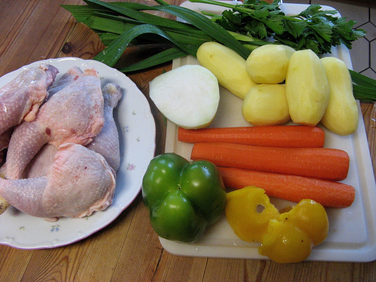 chicken stew soup ingredients free photo