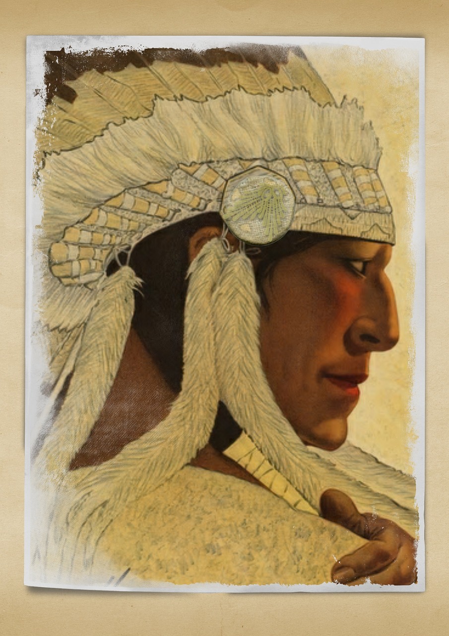 chief indian vintage free photo