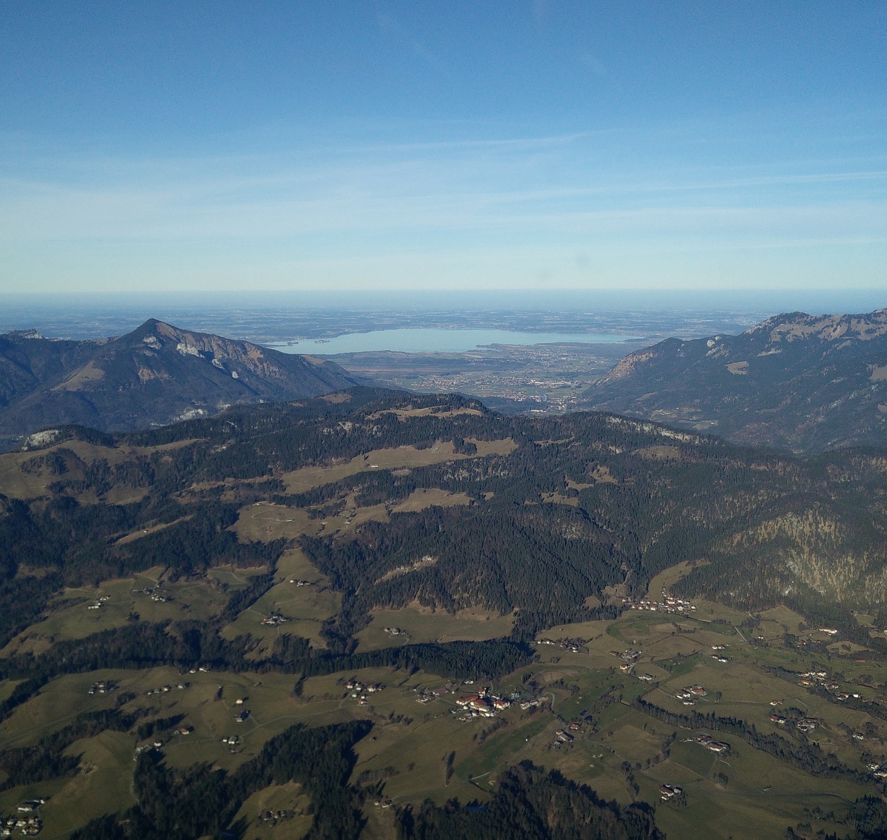 chiemsee alpine foothills mountains free photo