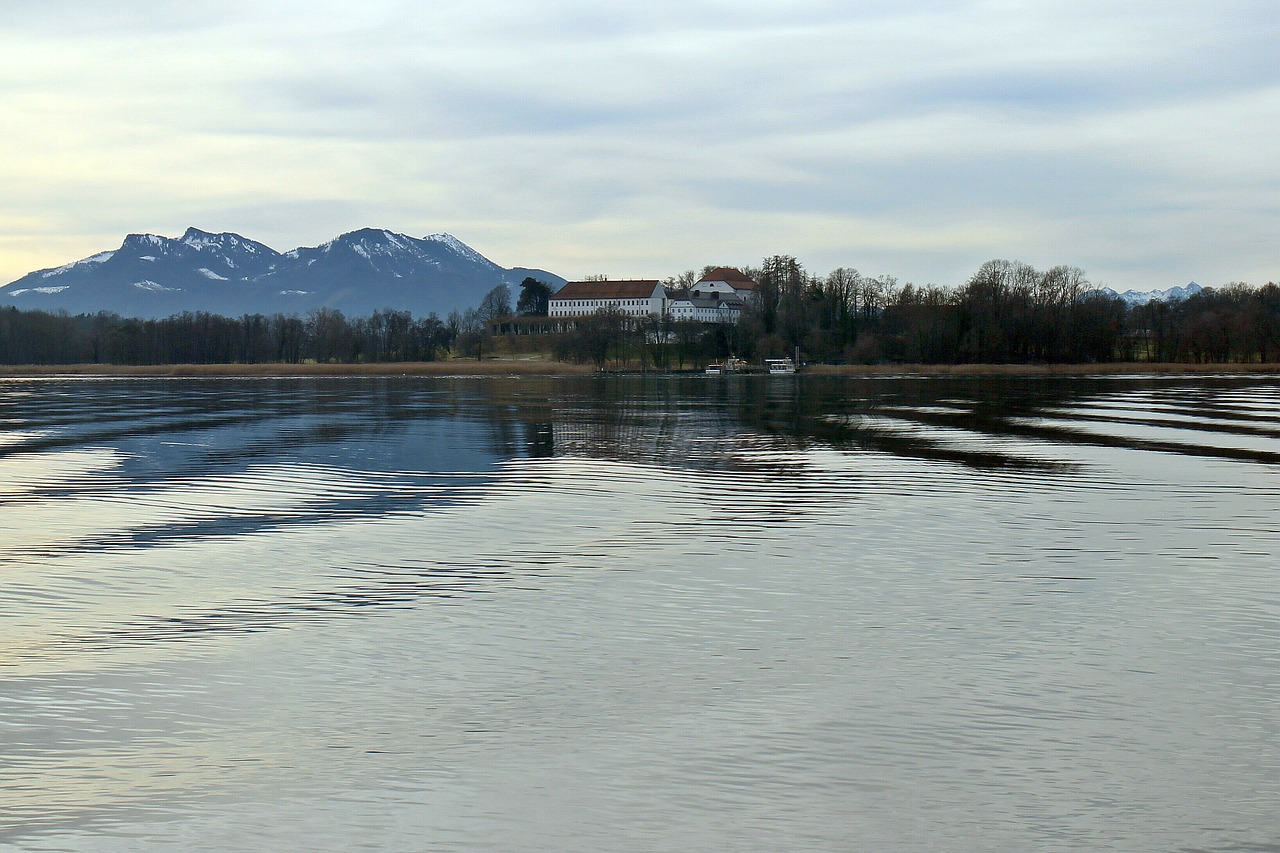 chiemsee upper bavaria lake free photo