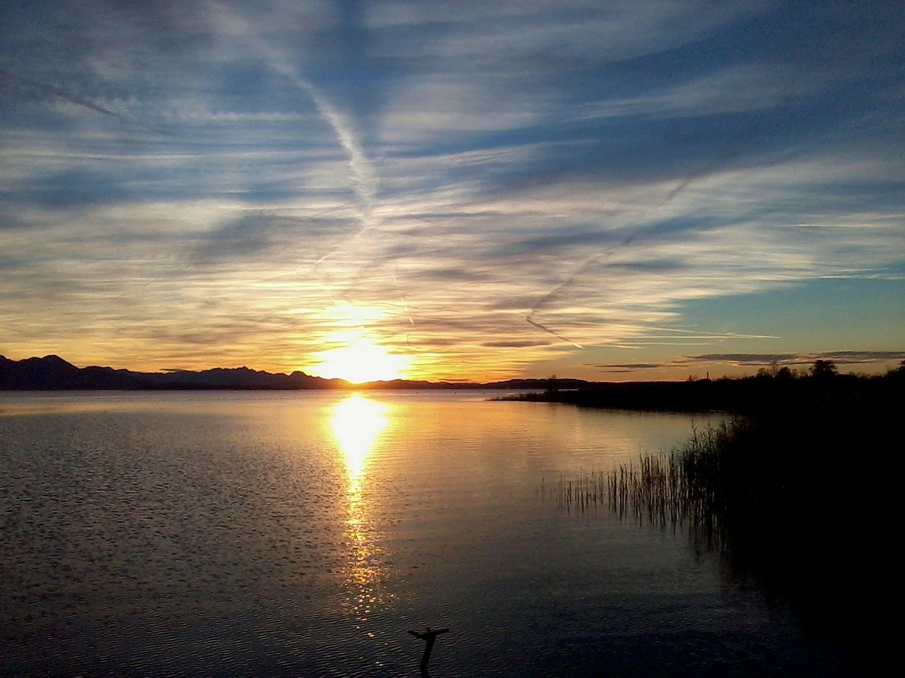 chiemsee abendstimmung sunset free photo