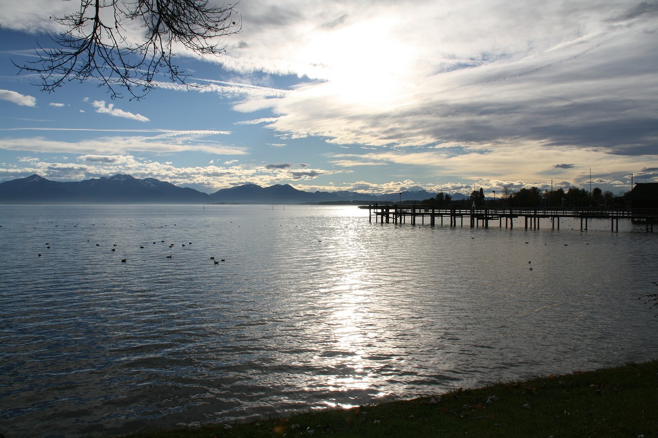 chiemsee lake water free photo