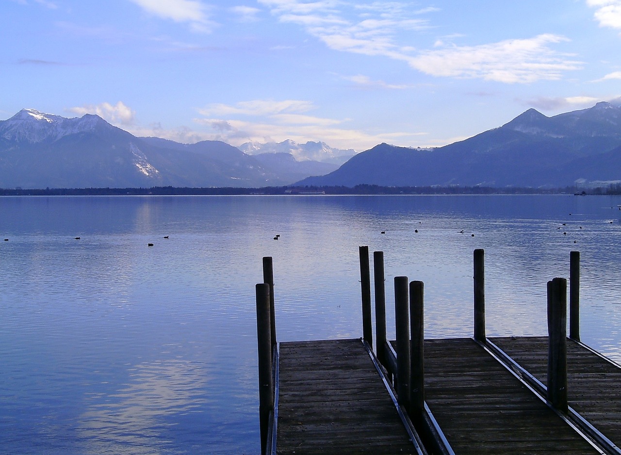 chiemsee prien waters free photo