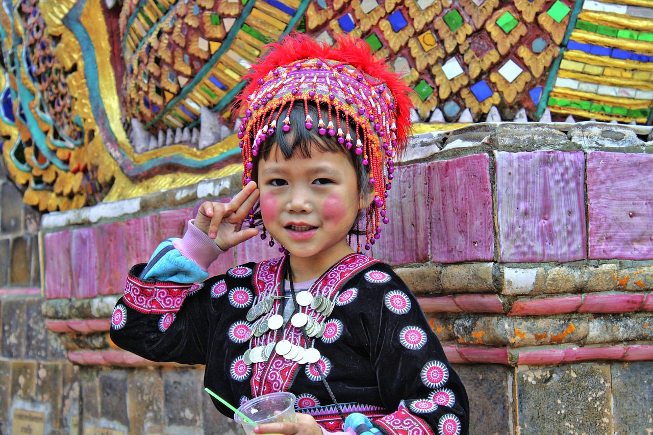 child asia temple free photo