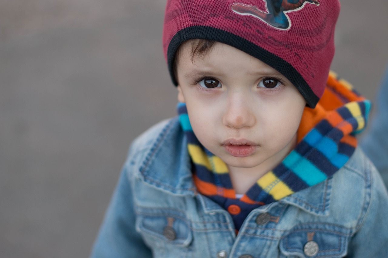 child face hat free photo