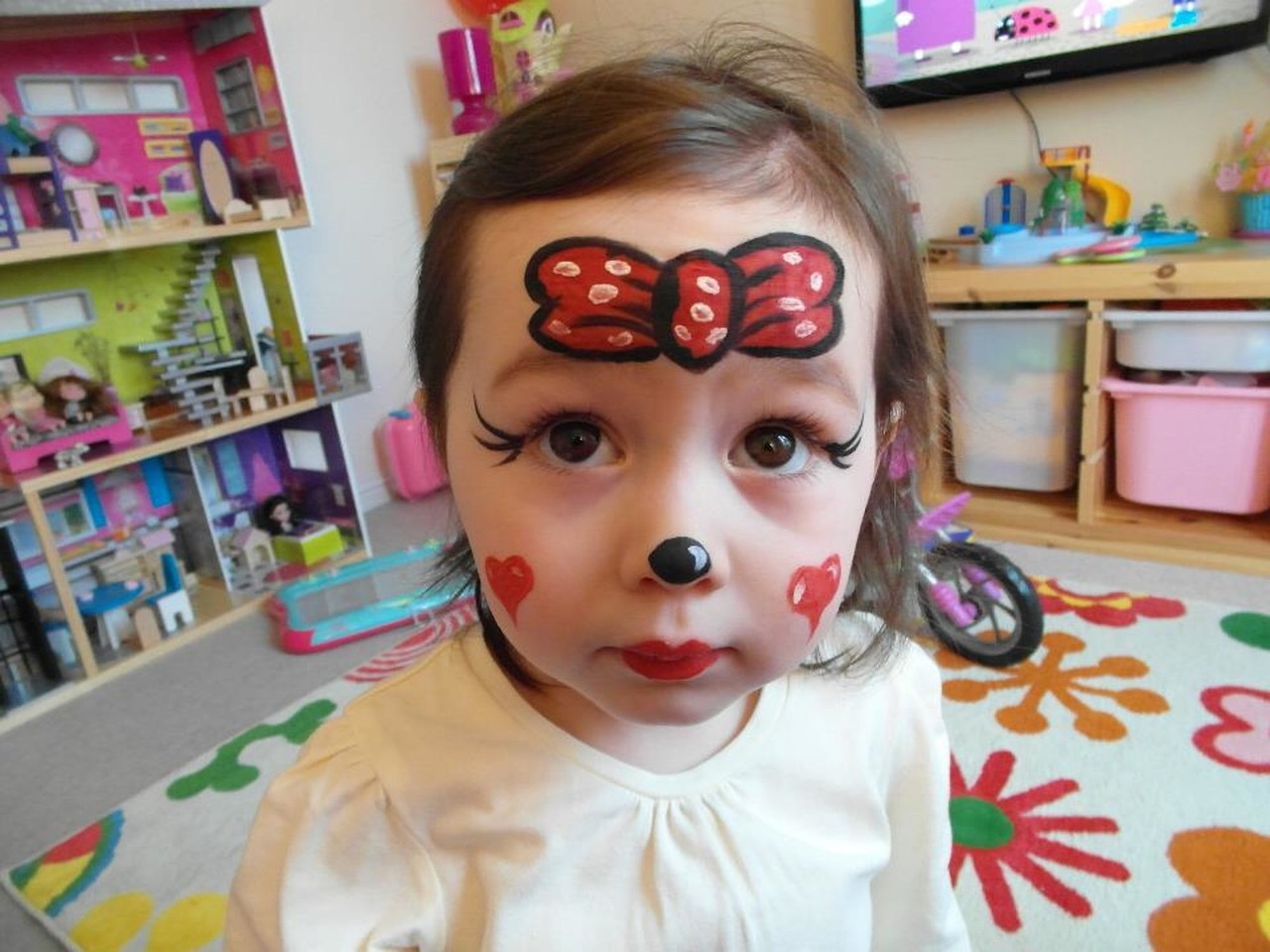 child makeup face free photo