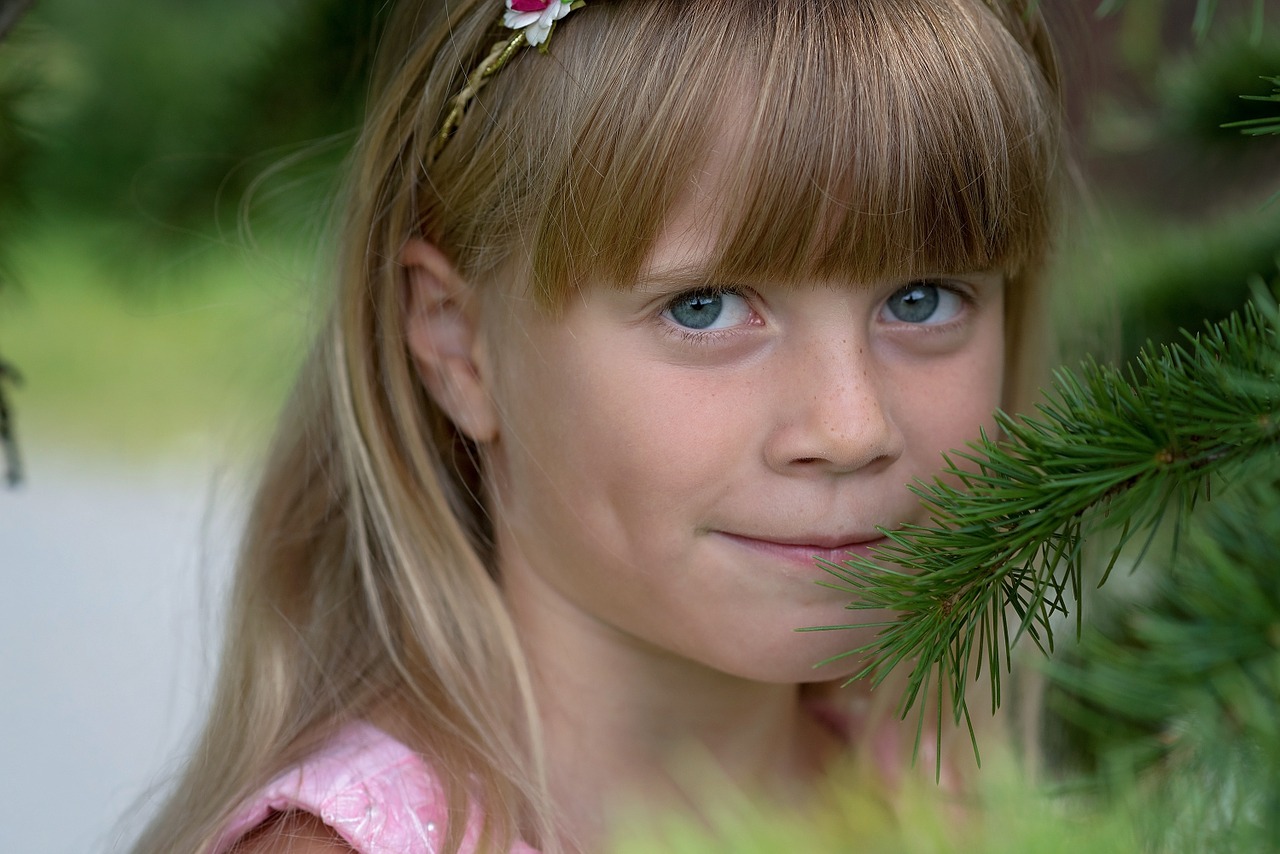 child girl blond free photo