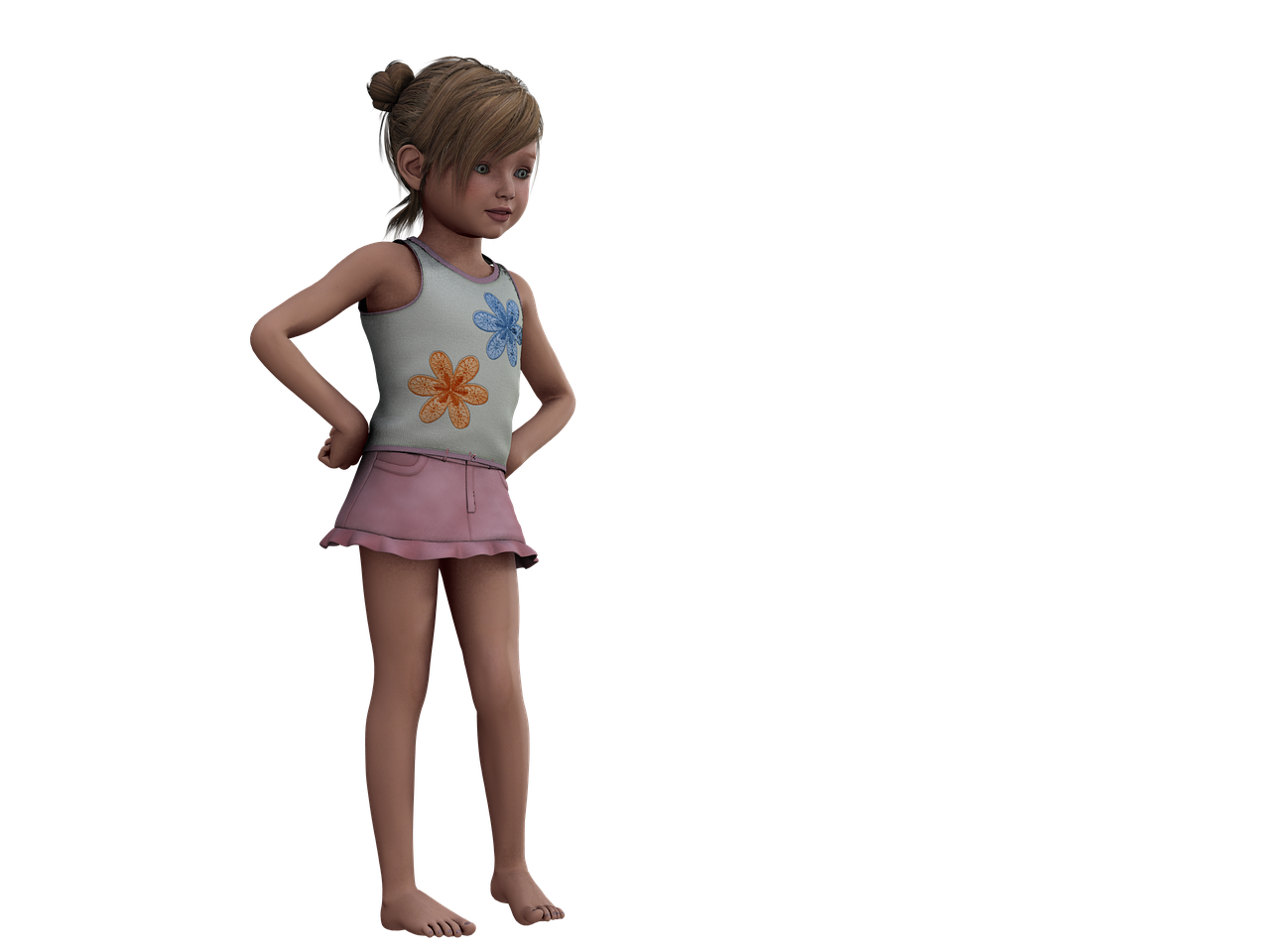 child girl summer free photo