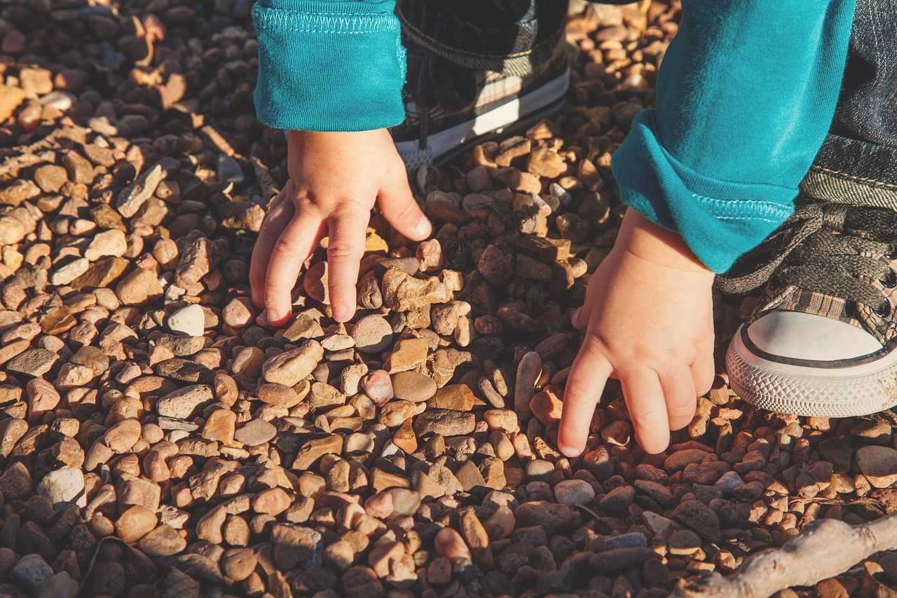 child footwear hands free photo