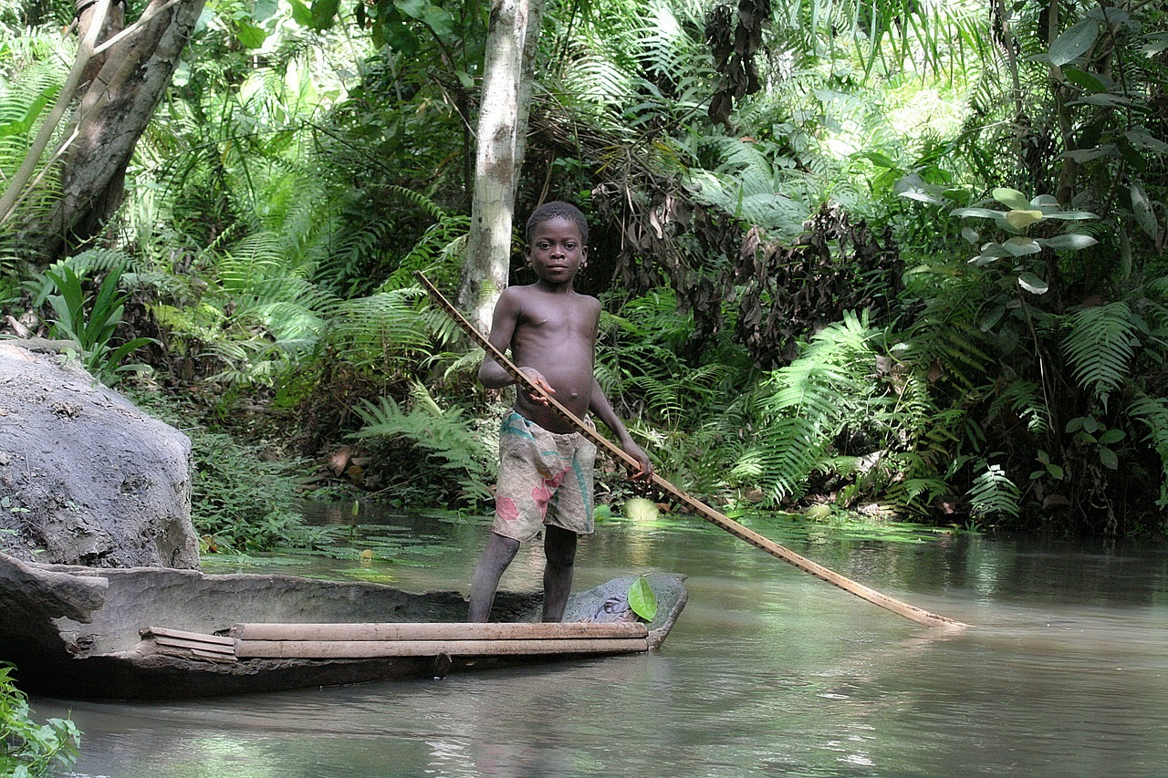 child africa water free photo