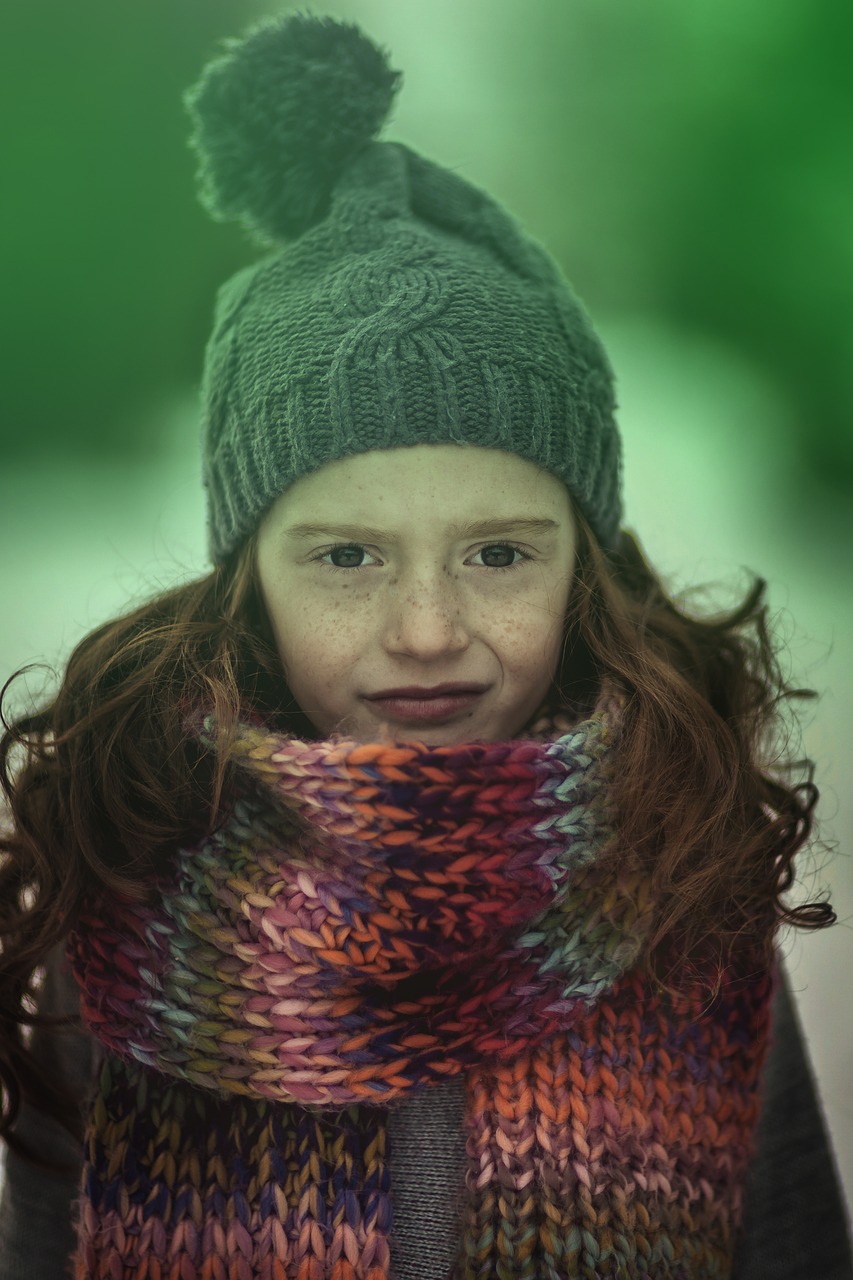 child portrait winter free photo