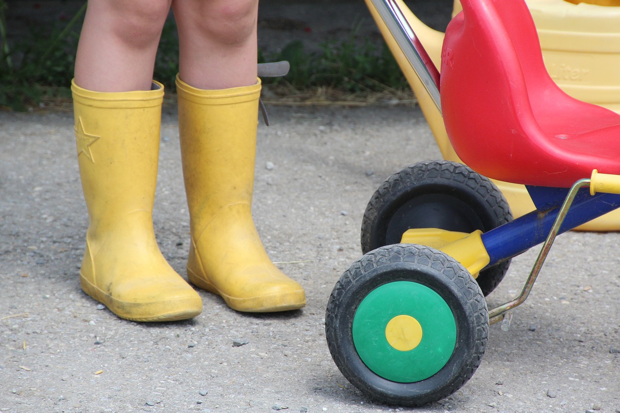 child rubber boots yellow free photo