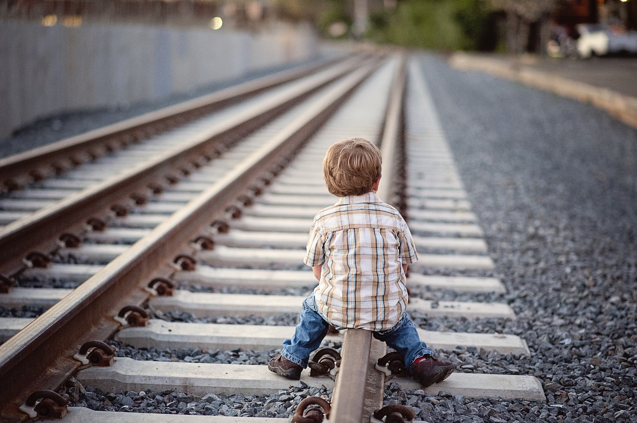 child train railroad free photo